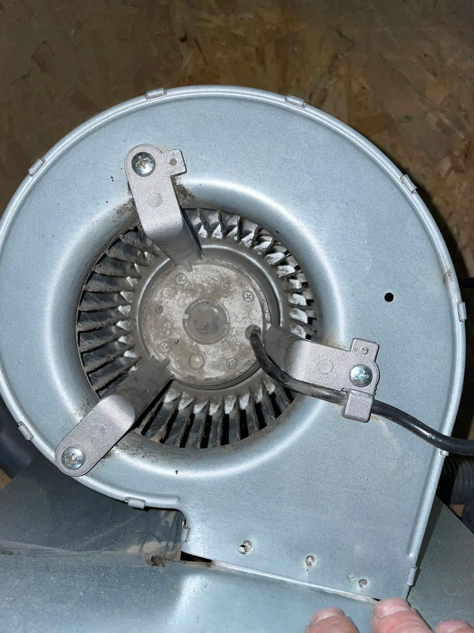 Gereinigter Ventilator einer Industrieanlage